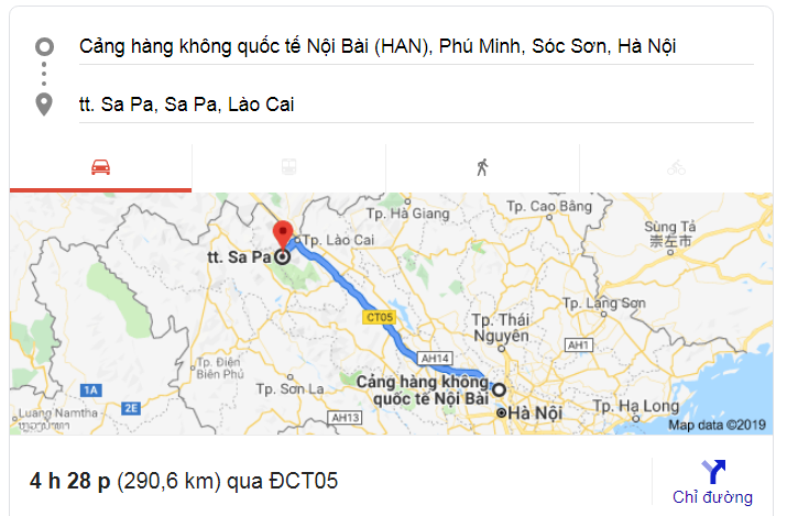 Hanoi airport to Sapa